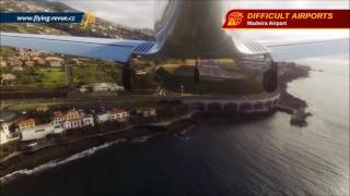 Funchal Airport Madeira  TOP 10 extreme airports Flying Revue [upl. by Ahseenyt273]