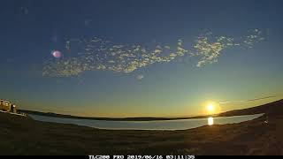 Midnight Sun in the Arctic TimeLapse [upl. by Lubbi]