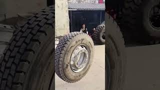 Truck tire drop test process [upl. by Eidaj]