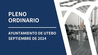 Pleno ordinario de fecha 16 de septiembre de 2024 [upl. by Adneram]