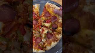 3 Meat Pizza shorts youtubeshorts trending yummy food asmr foodlover [upl. by Yarak]