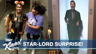 Chris Pratt Pranks Guardians of the Galaxy Fans [upl. by Aleit]