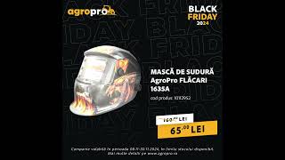 Masca de sudura AgroPro FLACARI 1635A cu cristale lichide blackfriday [upl. by Kreg]