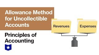 Allowance Method for Uncollectible Accounts  Principles of Accounting [upl. by Boylston]