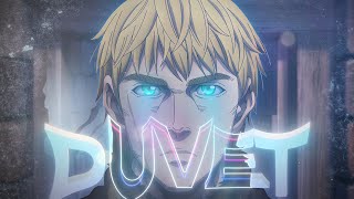 Duvet✨  Vinland Saga AMV  edit 4K [upl. by Ahseekal]