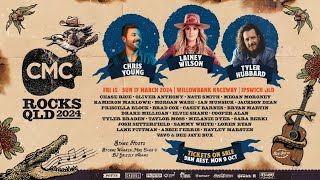 CMC Rocks QLD 2024 with Lainey Wilson Tyler Hubbard Chris Young amp More [upl. by Aivitnahs995]