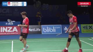 Zheng SiweiChen Qingchen CHN VS Tontowi AhmadLiliyana Natsir INA [upl. by Einnij]