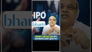 Bharti Hexacom IPO Shareholder Quota ipo [upl. by Ylrebmi]