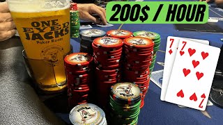 Is 200 Per Hour Possible at Low Stakes   Kyle Fischl Poker Vlog Ep 202 [upl. by Eddi]