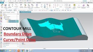 NX CAM DAY CurvePoint Drive ampBoundary Drive [upl. by Azer]