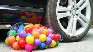 Experiment Car vs Water balloon and more  Crushing Crunchy amp Soft Things by Car  Crunchy Car [upl. by Krissy]