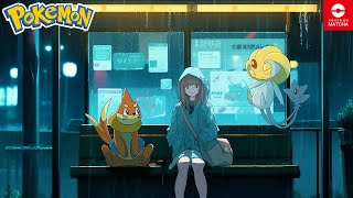 【ポケモン作業用BGM】『209ばんどうろ（3時間耐久）』いつものメンバーと、いつものバス停で雨宿り [upl. by Howe]