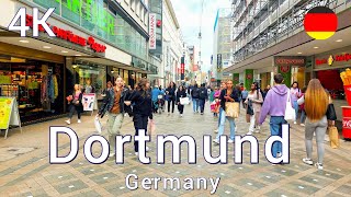 Walking tour in Dortmund in Germany 4k 60fps [upl. by Akkire834]