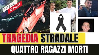 quotTragedia a Fonni Quattro giovani muoiono in un incidente mortale sulla SP69quot [upl. by Adnorhs666]