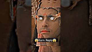 👤Karna reply to krishna😱shorts karan shortvideo [upl. by Inohtna]