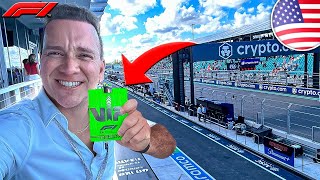 FÓRMULA 1 VIP EN MIAMI 🔥 ¡Solo MILLONARIOS pueden VIVIRLO Paddock Club [upl. by Ellinet936]