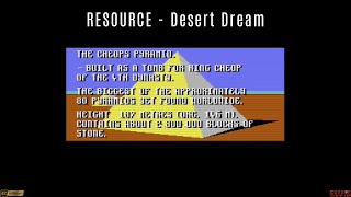 Demoscena Commodore 64  RESOURCE  Desert Dream  1st place on Breakpoint 2007 party  4K [upl. by Monaco135]