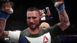 CM Punk wins UFC Championship  Amazing Knockout [upl. by Anaidni]