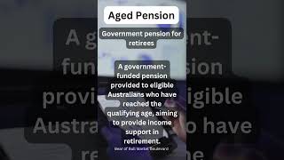 Aged Pension  Government pension for retirees [upl. by Ahsiatal698]