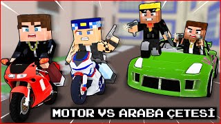 MOTOR ÇETESİ VS ARABA ÇETESİ 😱 Minecraft [upl. by Ameekahs]