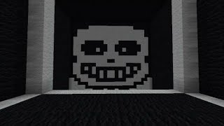 MCPE Sans Fight Undertale [upl. by Lraed840]