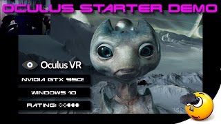 Oculus Setup Demo  VR  Oculus Rift  GeForce GTX 960 [upl. by Frodina]