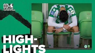 Highlights FC Groningen  Fortuna Sittard [upl. by Anaujit]