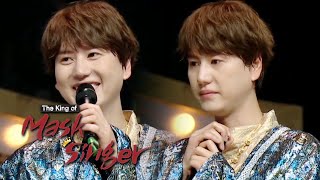 Kyu Hyun Sends a Message to SHINee Jong Hyun The King of Mask Singer Ep 222 [upl. by Nitsugua]