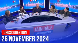 Cross Question with Iain Dale 2611  Watch Again [upl. by Janos]