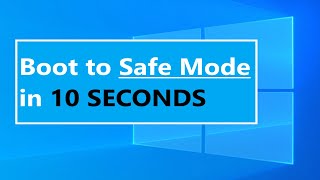 How to Get into  out Windows Safe Mode in 10 SECONDS via CMD [upl. by Maegan494]