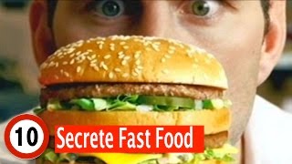 Top 10 Secrete Fast Food [upl. by Yelssew]