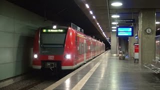 S8Messeverkehr am Flughafen Hannover  13112015 [upl. by Navonod]