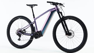 Decathlon Rockrider EEXPL 700  Purple Electric Touring Mountain Bike 2023 [upl. by Esinereb428]