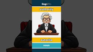 🇬🇧🇸🇰 authority  autorita  vocabulary builder  learn English  naučme sa anglicky [upl. by Adnimra]