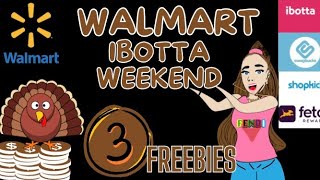 Walmart Deals 11124 Walmart Ibotta Haul FREEBIES AND MONEY MAKERS 🤑💰 [upl. by Wales]