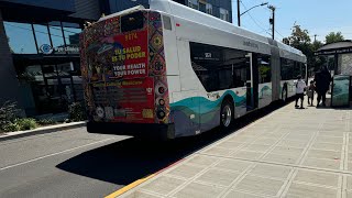 Sound Transit King County Metro 2020 XDE60 9675 On The 522 To Roosevelt Station July 26th 2024 [upl. by Adnorahs]