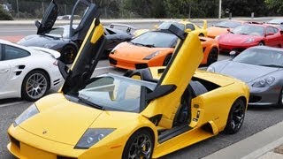 Supercar Drive  100 Exotic Cars [upl. by Cherri]