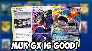 Muk amp Alolan Muk GX Super Poison Deck TANKY amp Annoying To Beat Unbroken Bonds PTCGO [upl. by Lorrimor240]