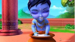 Little Krishna  Telugu Rhymes for kids [upl. by Edeline862]