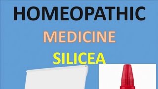 Silicea Homeopathic MedicineDr Devanshu ladla [upl. by Llesirg]