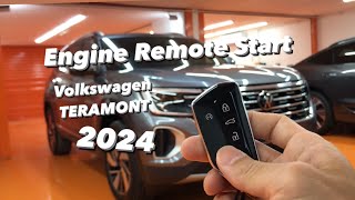 Engine Remote Start  Volkswagen Teramont 2024 [upl. by Anigal]