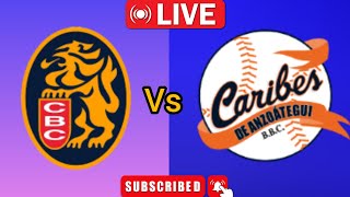 Caribes de Anzoátegui Vs Leones del Caracas En Vivo  Béisbol venezolano Match Today Live 2024 [upl. by Devonna]