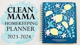 CLEAN MAMA HOMEKEEPING PLANNER  2324  15 OFF [upl. by Atinav]