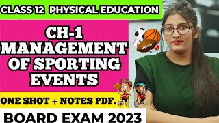 Management of sporting events class 12 Management Of Sporting Events Class 12 Physical Education [upl. by Enoch]