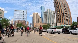 Streets Calling Bike Club Chicago Juneteenth Ride 61924 4K [upl. by Amalberga298]