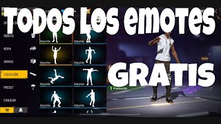 Cómo Conseguir Todos Los Emotes Gratis de Free Fire del 2024 [upl. by Reena]