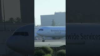 Boeing 767 Golden Hour Landing at Ontario Airport 🌅✈️ [upl. by Shultz]