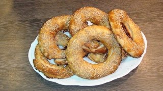 Türkische Sesamringe  Turkish sesame rings  Turški sezamovi obročki [upl. by Irehc]