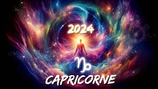 CAPRICORNE  GRAND TIRAGE 2024  📚✨Une année très active Demandez de laide et vous lobtiendrez 🤝 [upl. by Asetal]