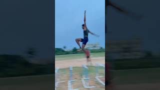 Long Jump Landing Technic youtubeshorts motivation treximo viralshorts longjump sports [upl. by Sirmons]